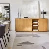 Kave Home Dressoir Abilen Eikenfineer 3-deurs 180x75cm