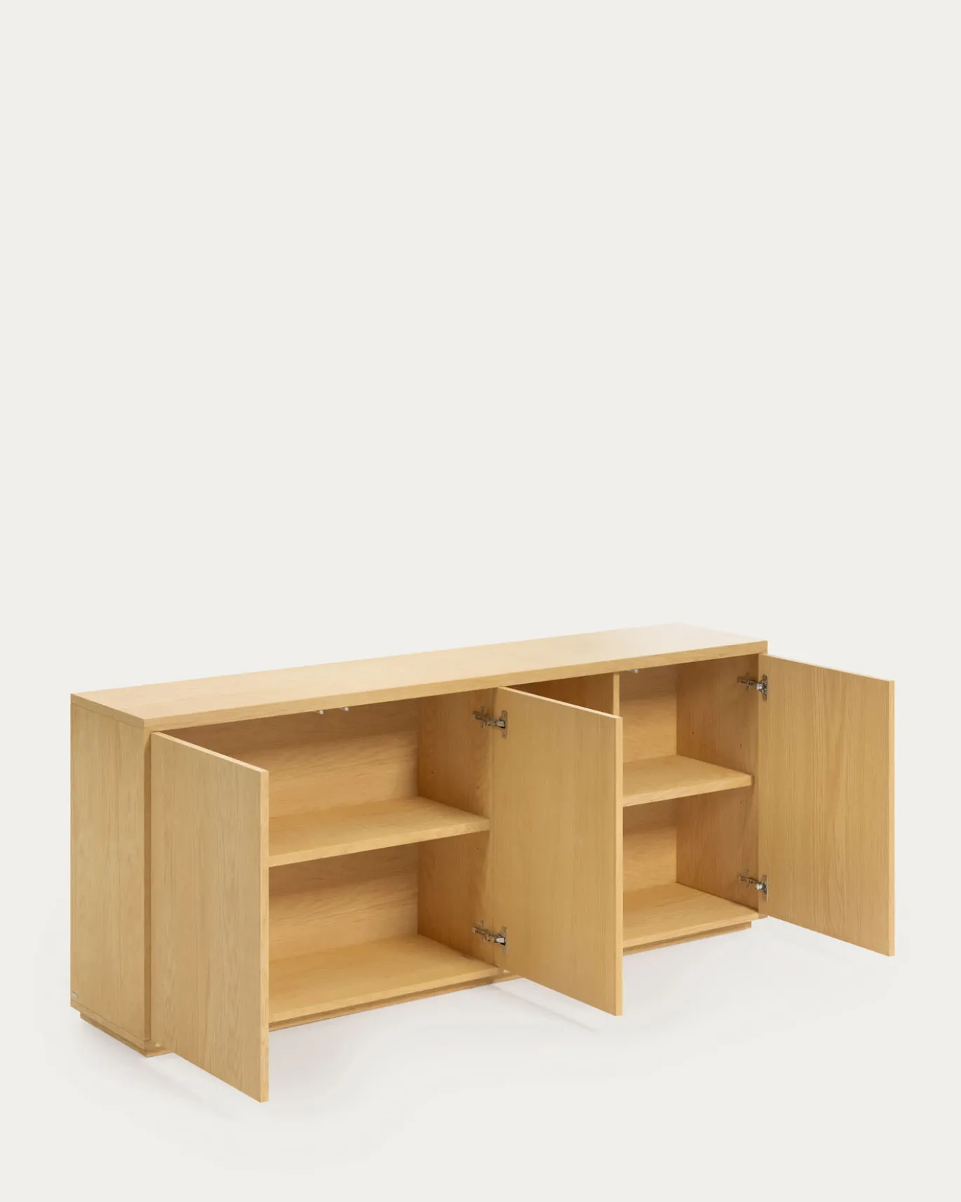 Kave Home Dressoir Abilen Eikenfineer 3-deurs 180x75cm