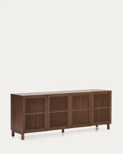 Kave Home Dressoir Beyla Essenfineer Walnoot 181x71,5cm