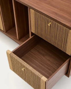 Kave Home Dressoir Elan Notenfineer 180x73cm