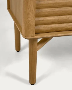 Kave Home Dressoir Lenon 3-deurs Eikenhout 200cm