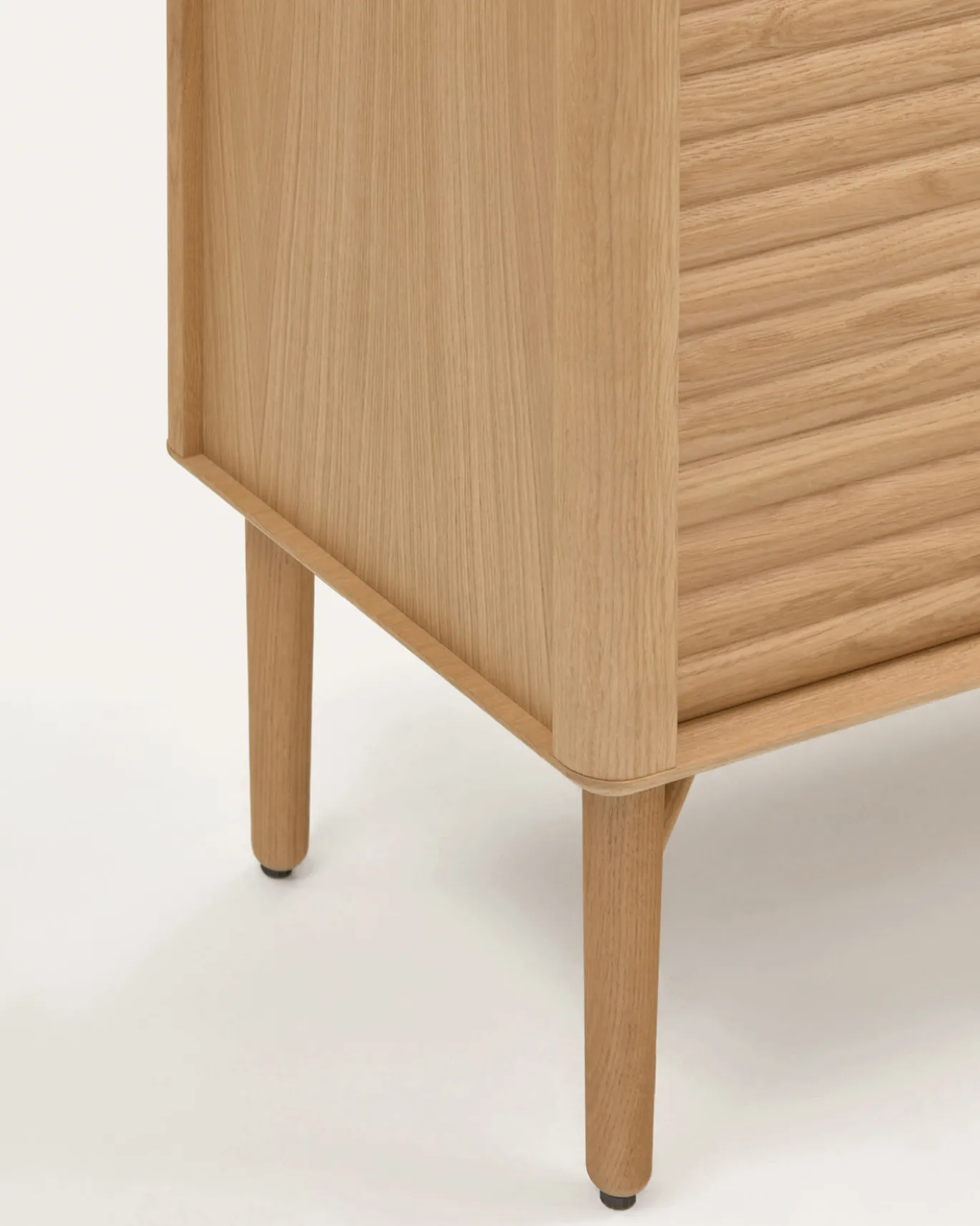 Kave Home Dressoir Lenon Massief Hout Naturel Eikenfineer 105x144cm