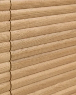 Kave Home Dressoir Lenon Massief Hout Naturel Eikenfineer 105x144cm