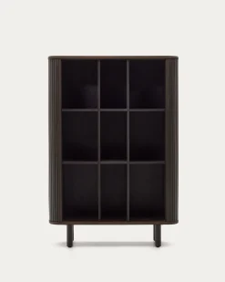 Kave Home Dressoir Mailen Hoog Essenfineer Zwart 110x160cm
