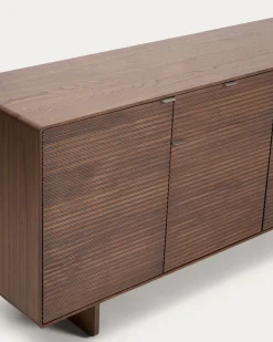 Kave Home Dressoir Norlen 4 Deuren en 2 Laden Walnootfineer 194,5x78cm