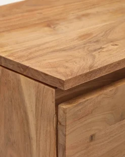 Kave Home Dressoir Uxue 4-Deurs Acaciahout Naturel 200x88cm