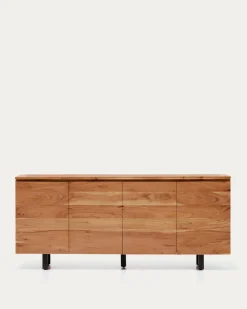 Kave Home Dressoir Uxue 4-Deurs Acaciahout Naturel 200x88cm