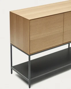 Kave Home Dressoir Vedrana 2-deurs Eikenfineer 97,5x80cm
