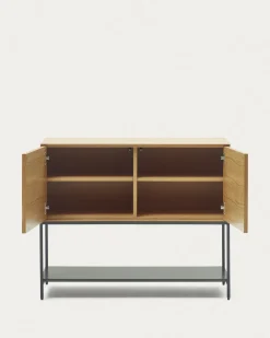 Kave Home Dressoir Vedrana 2-deurs Eikenfineer 97,5x80cm