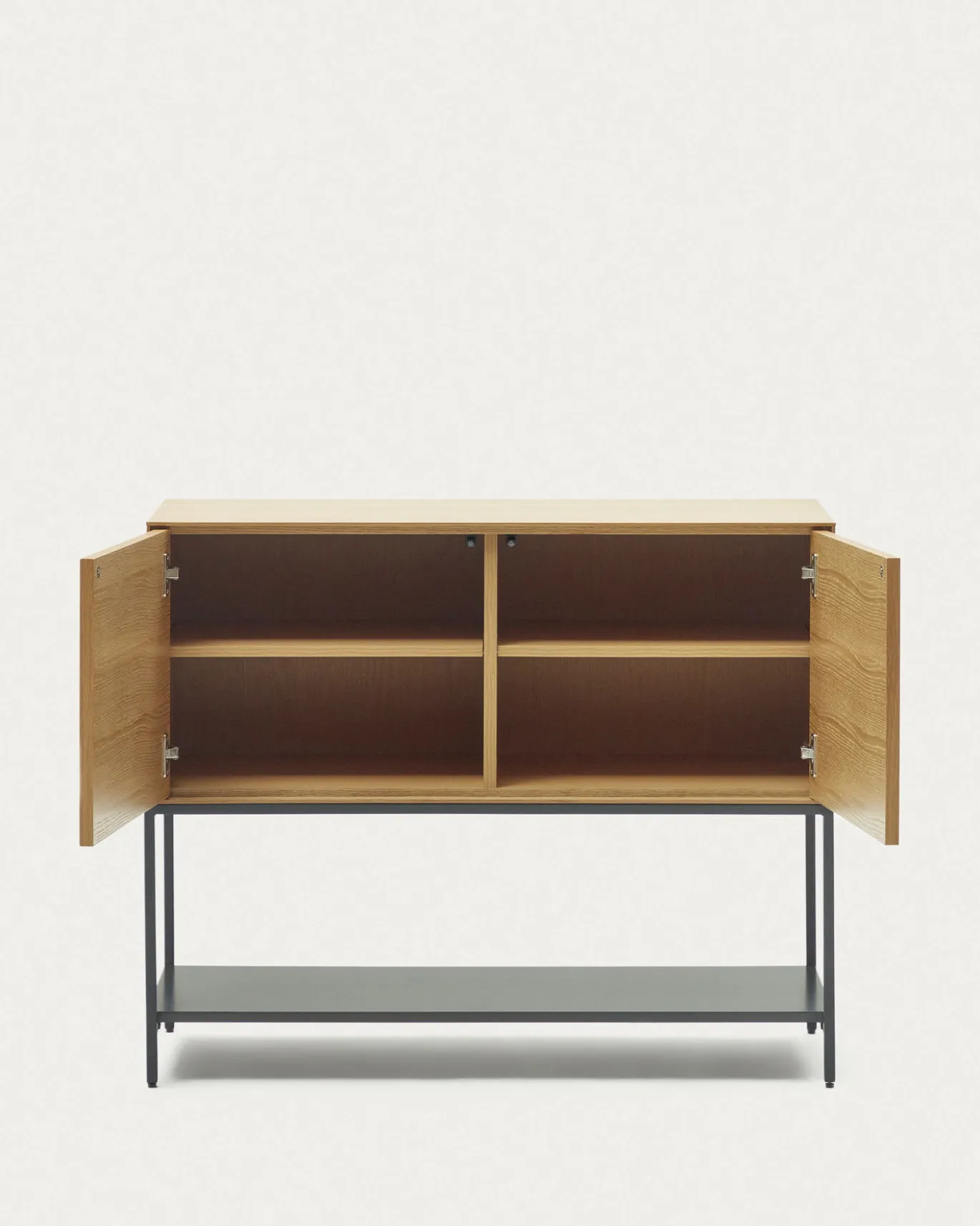 Kave Home Dressoir Vedrana 2-deurs Eikenfineer 97,5x80cm