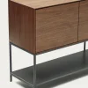 Kave Home Dressoir Vedrana 2-deurs Walnootfineer 97,5x80cm