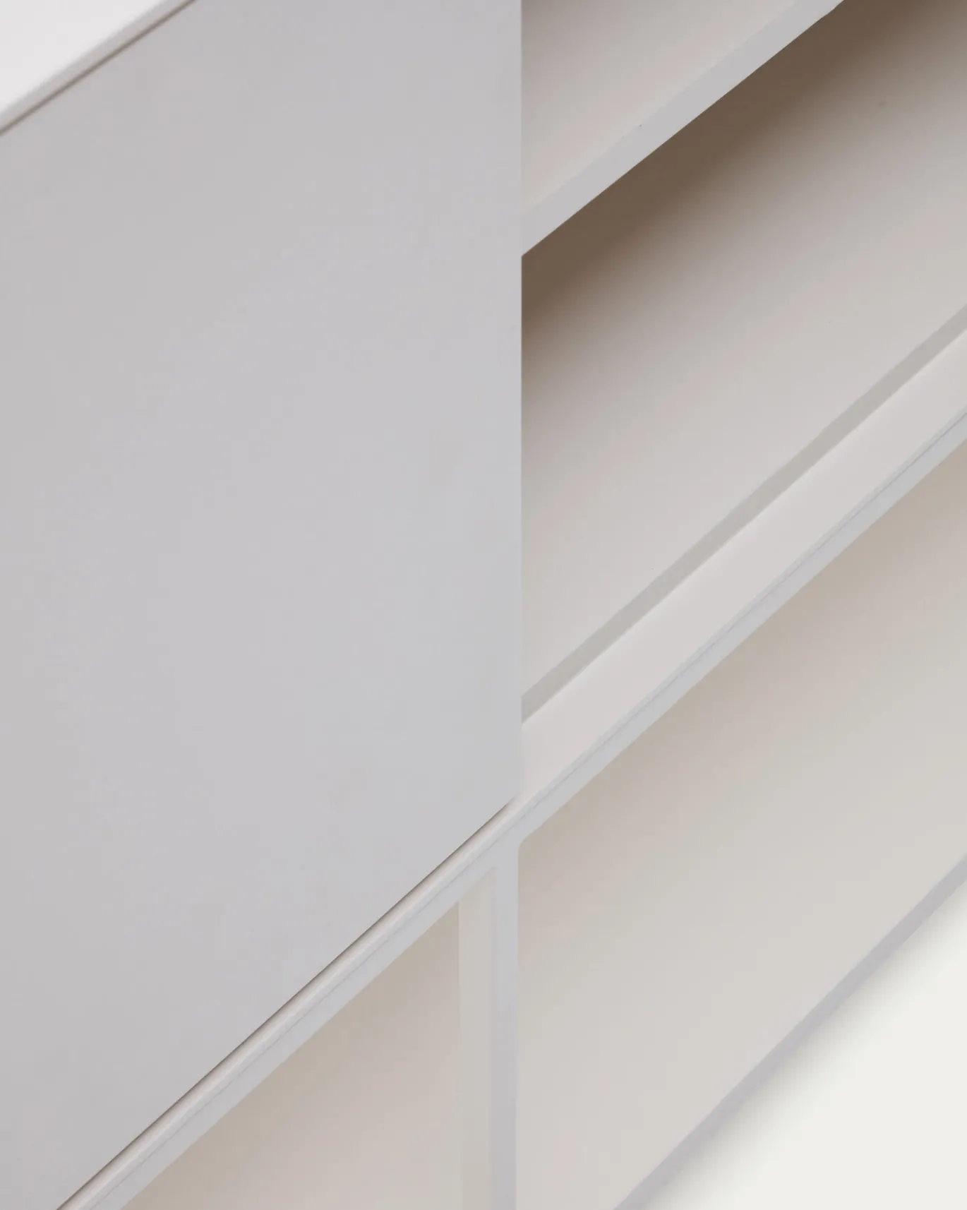 Kave Home Dressoir Vedrana 3 Deuren Witgelakt MDF 195x80cm