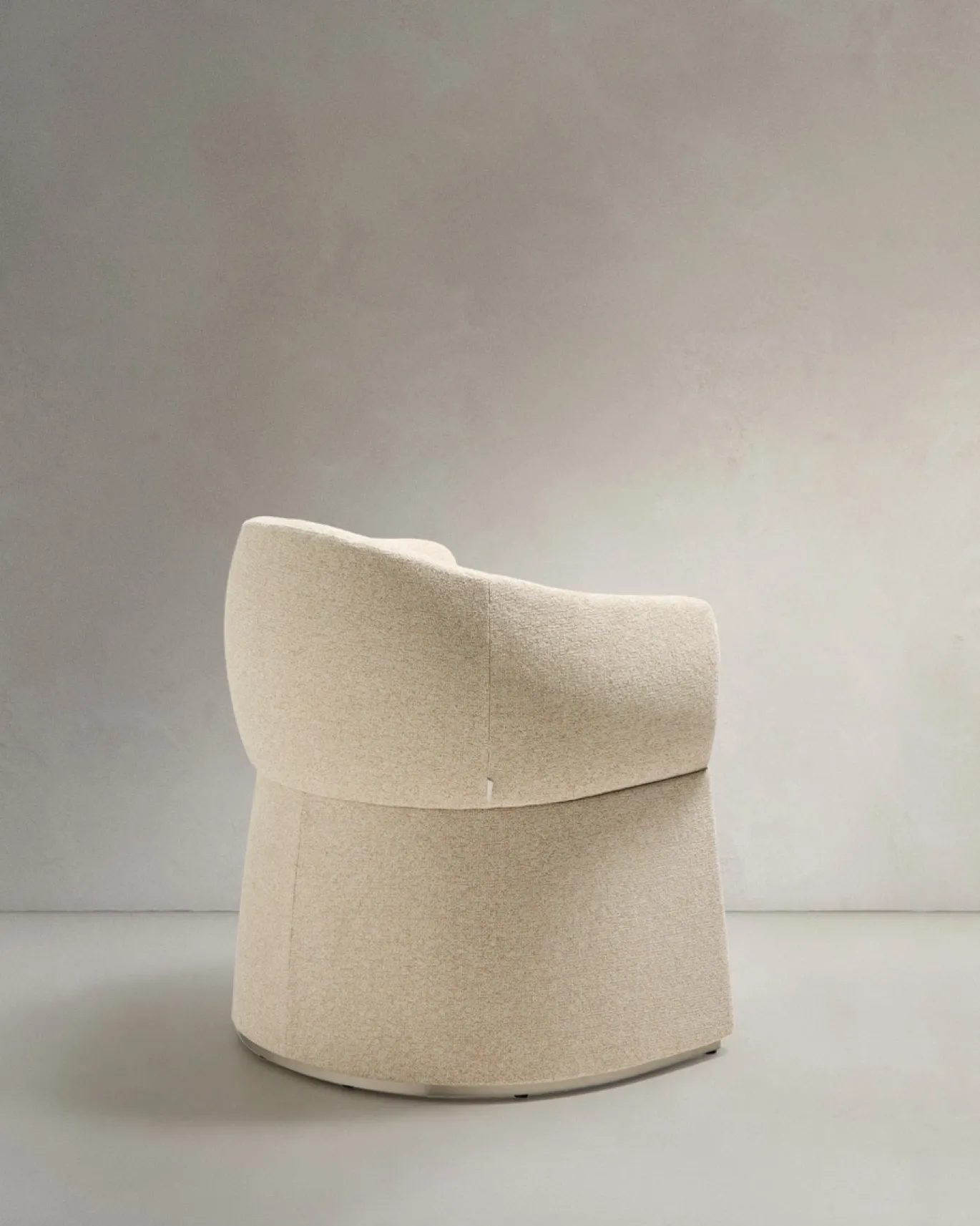 Kave Home Eetkamerstoel Bosca Beige Chenille