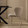 Kave Home Eetkamerstoel Ciselia Beige Chenille