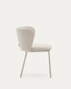 Kave Home Eetkamerstoel Ciselia Beige Chenille