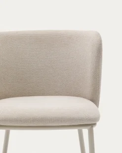 Kave Home Eetkamerstoel Ciselia Beige Chenille