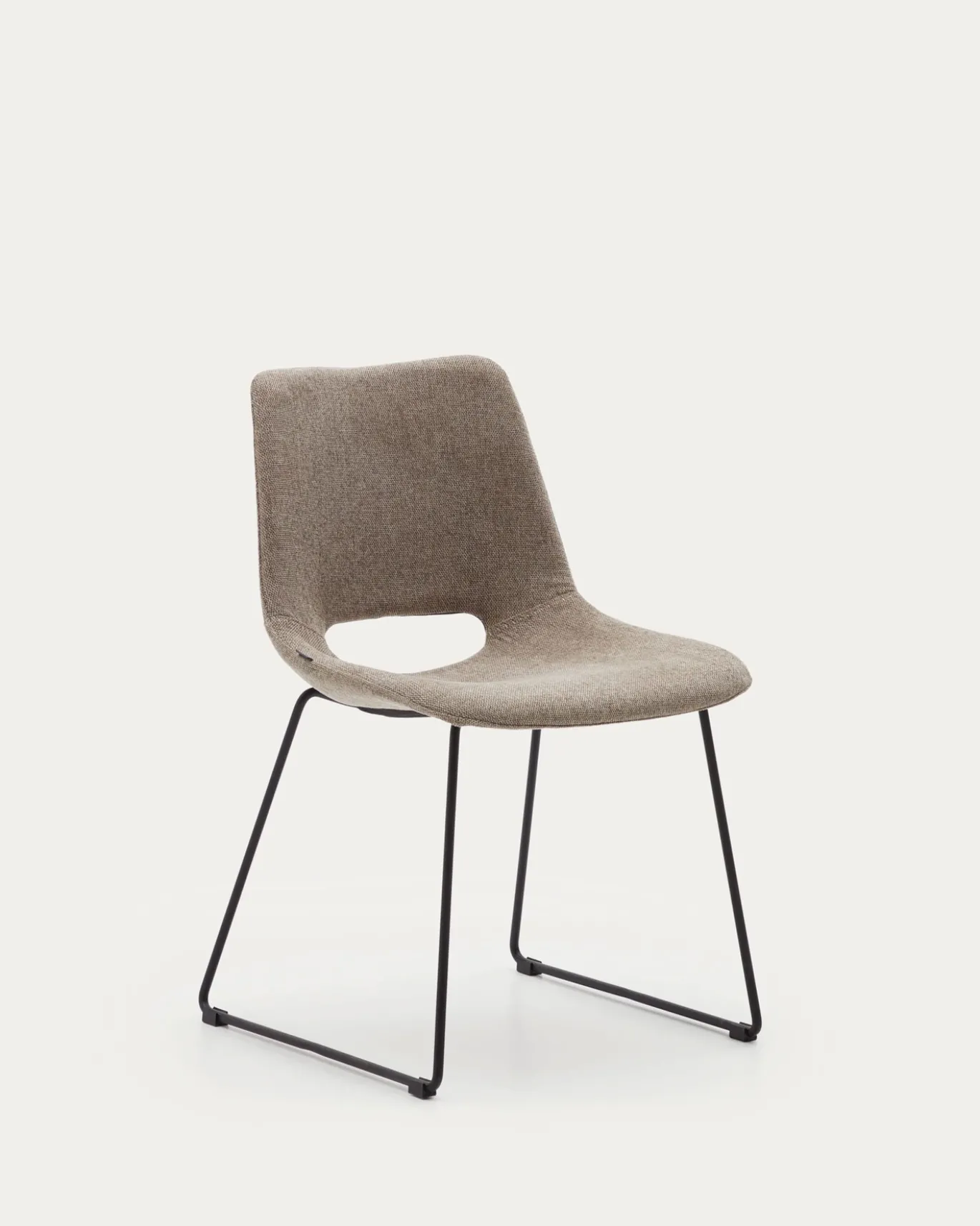 Kave Home Eetkamerstoel Zahara Bruin