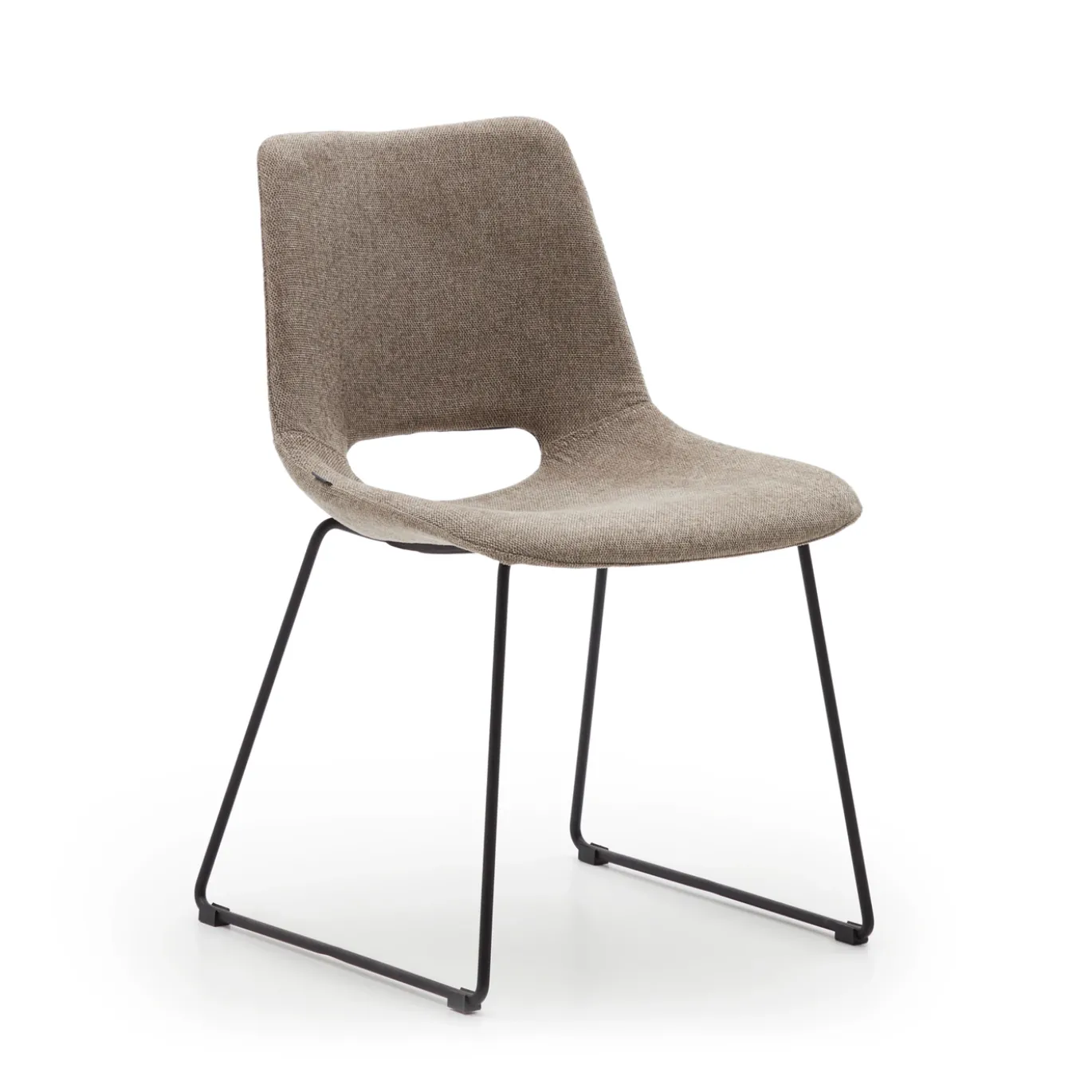 Kave Home Eetkamerstoel Zahara Bruin