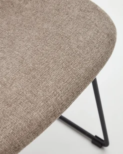 Kave Home Eetkamerstoel Zahara Bruin