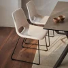 Kave Home Eetkamerstoel Zahara Beige/Zwart