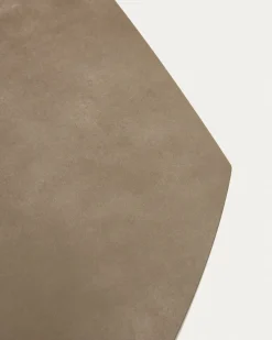 Kave Home Eetkamertafel Vashti Uitschuifbaar Porselein Bruin 130-190cm