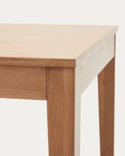 Kave Home Eetkamertafel Yain Uitschuifbaar Eikenfineer 160-220cm