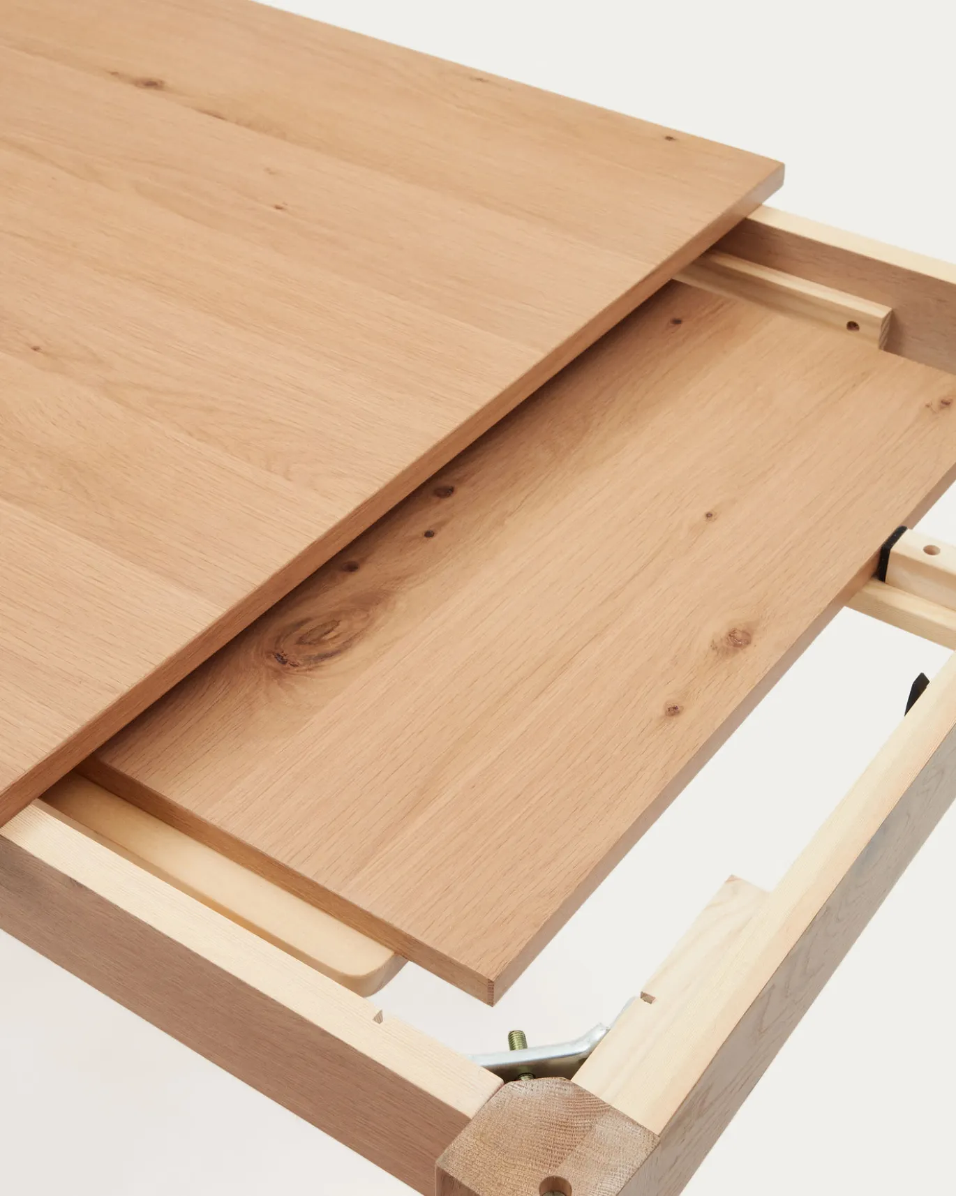 Kave Home Eetkamertafel Yain Uitschuifbaar Eikenfineer 160-220cm