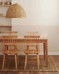 Kave Home Eetkamertafel Yain Uitschuifbaar Eikenfineer 160-220cm