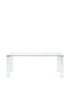 Kave Home Eettafel Adularia Glas Transparant 200cm