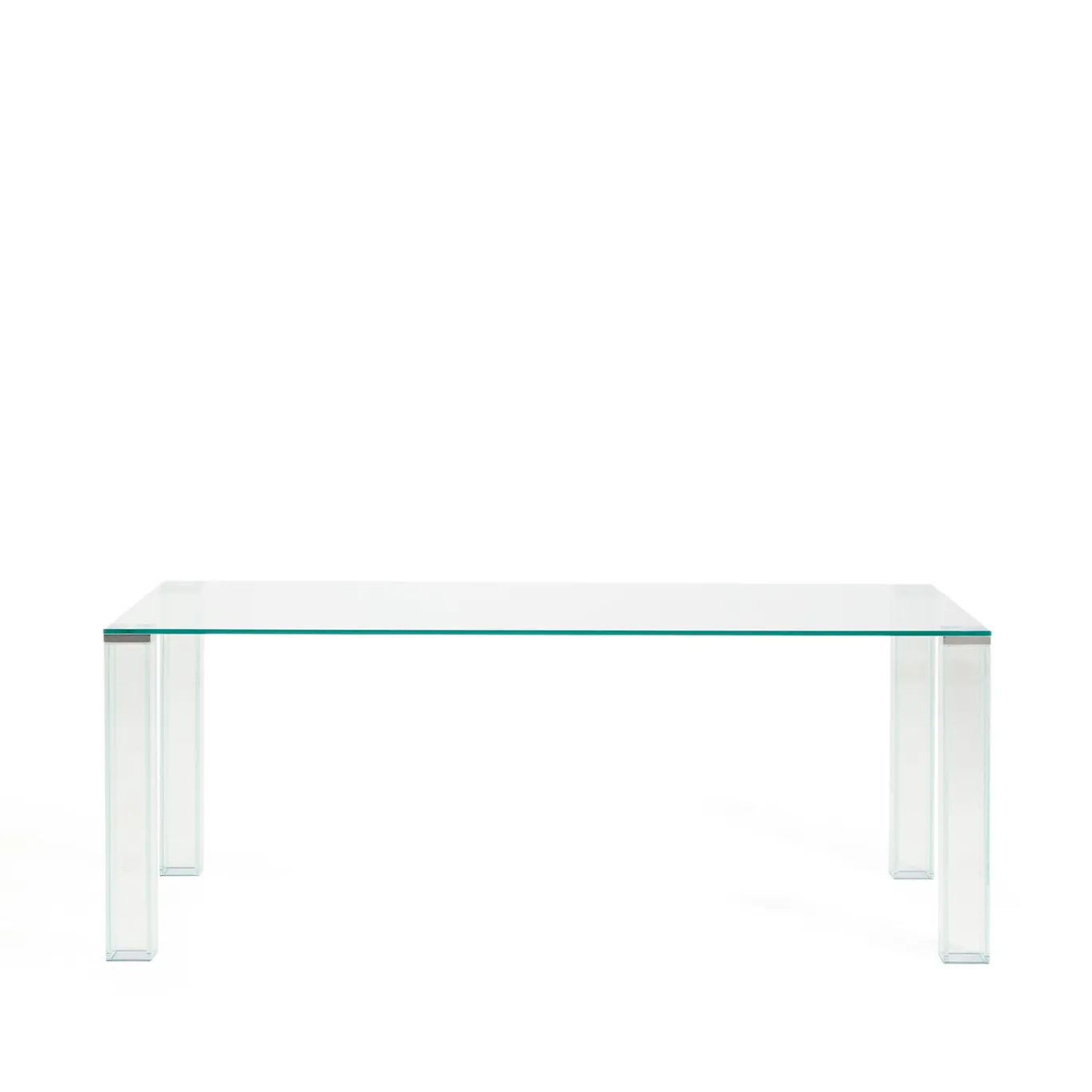Kave Home Eettafel Adularia Glas Transparant 200cm