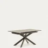 Kave Home Eettafel Atminda Uitschuifbaar Bruin 160-210cm
