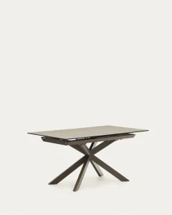 Kave Home Eettafel Atminda Uitschuifbaar Bruin 160-210cm
