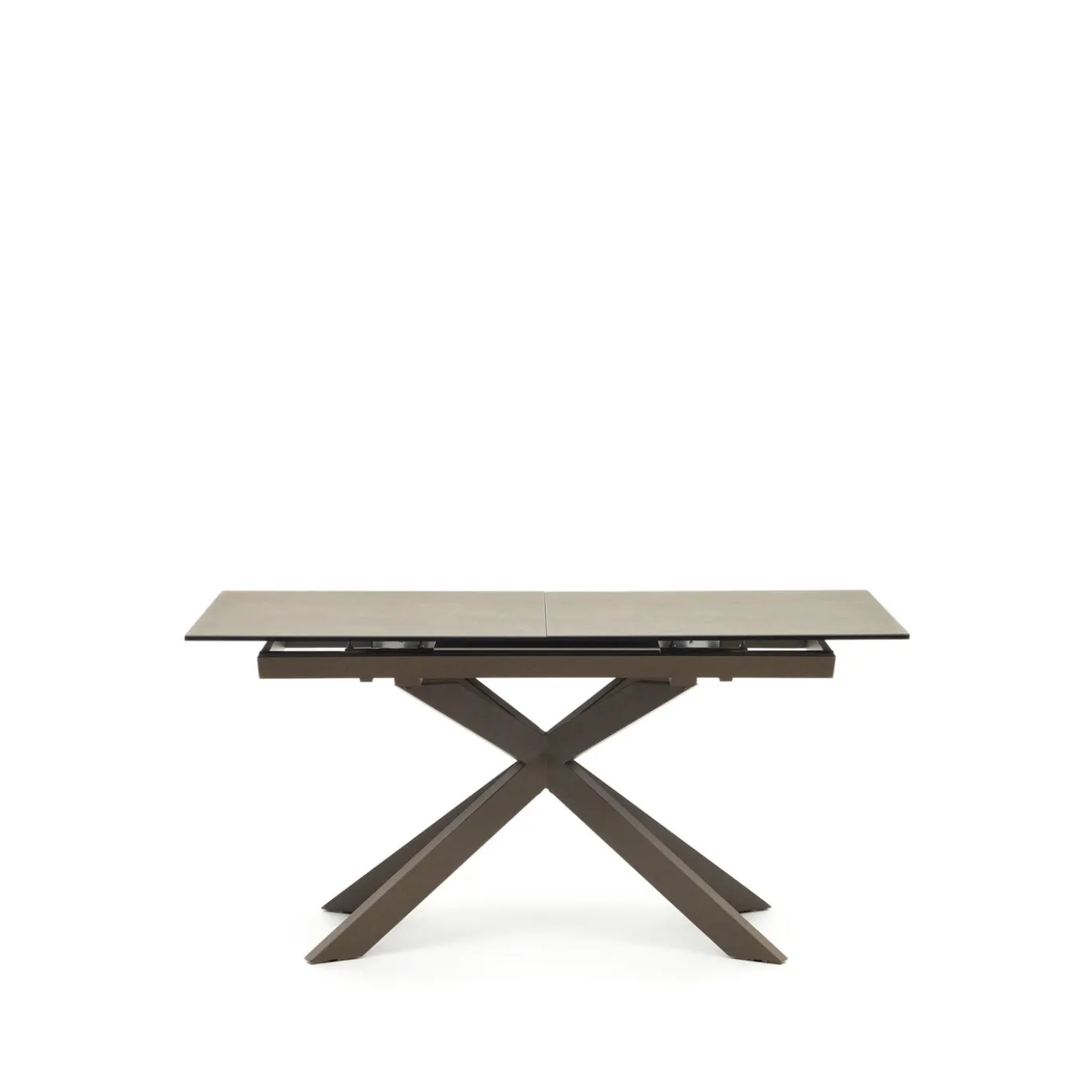 Kave Home Eettafel Atminda Uitschuifbaar Bruin 160-210cm