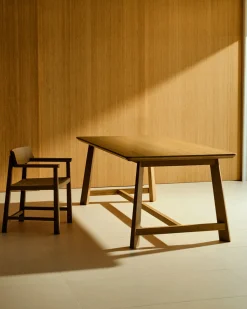 Kave Home Eettafel Idun Eiken Naturel 220cm