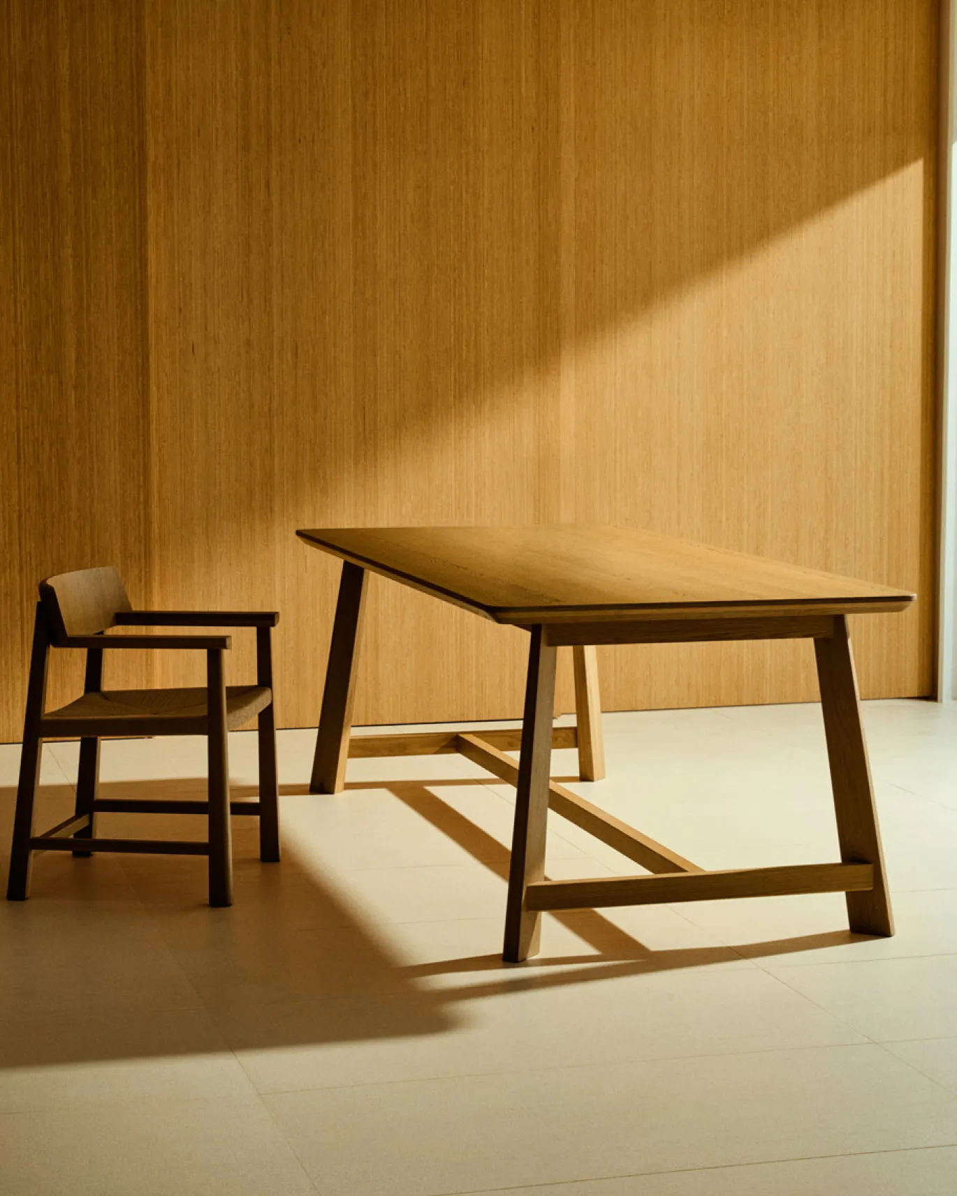 Kave Home Eettafel Idun Eiken Naturel 220cm