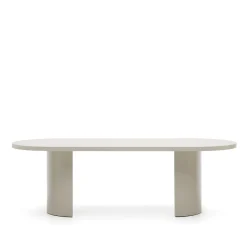 Kave Home Eettafel Nealy Ecru 240cm