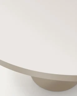 Kave Home Eettafel Nealy Gelakt Mdf Ruwe Afwerking Ø150cm