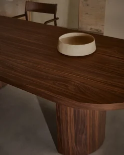 Kave Home Eettafel Nealy Walnootfineer 240x100cm