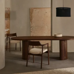 Kave Home Eettafel Nealy Walnootfineer 240x100cm