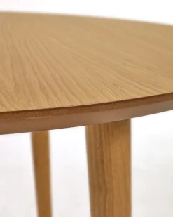 Kave Home Eettafel Oqui Rond Uitschuifbaar Naturel 120-200cm