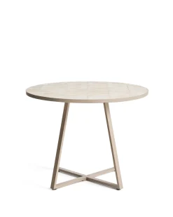 Kave Home Eettafel Tella Rond Staal Tegels Beige Ø120cm