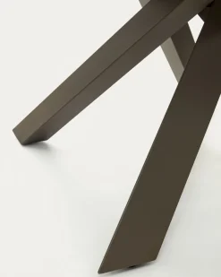 Kave Home Eettafel Vashti Uitschuifbaar Bruin 120-160cm