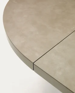 Kave Home Eettafel Vashti Uitschuifbaar Bruin 120-160cm