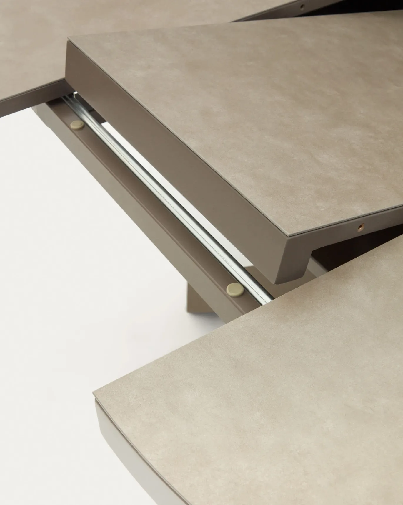 Kave Home Eettafel Vashti Uitschuifbaar Bruin 120-160cm