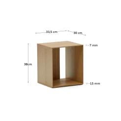Kave Home Element Litto Eikenfineer 34x38cm