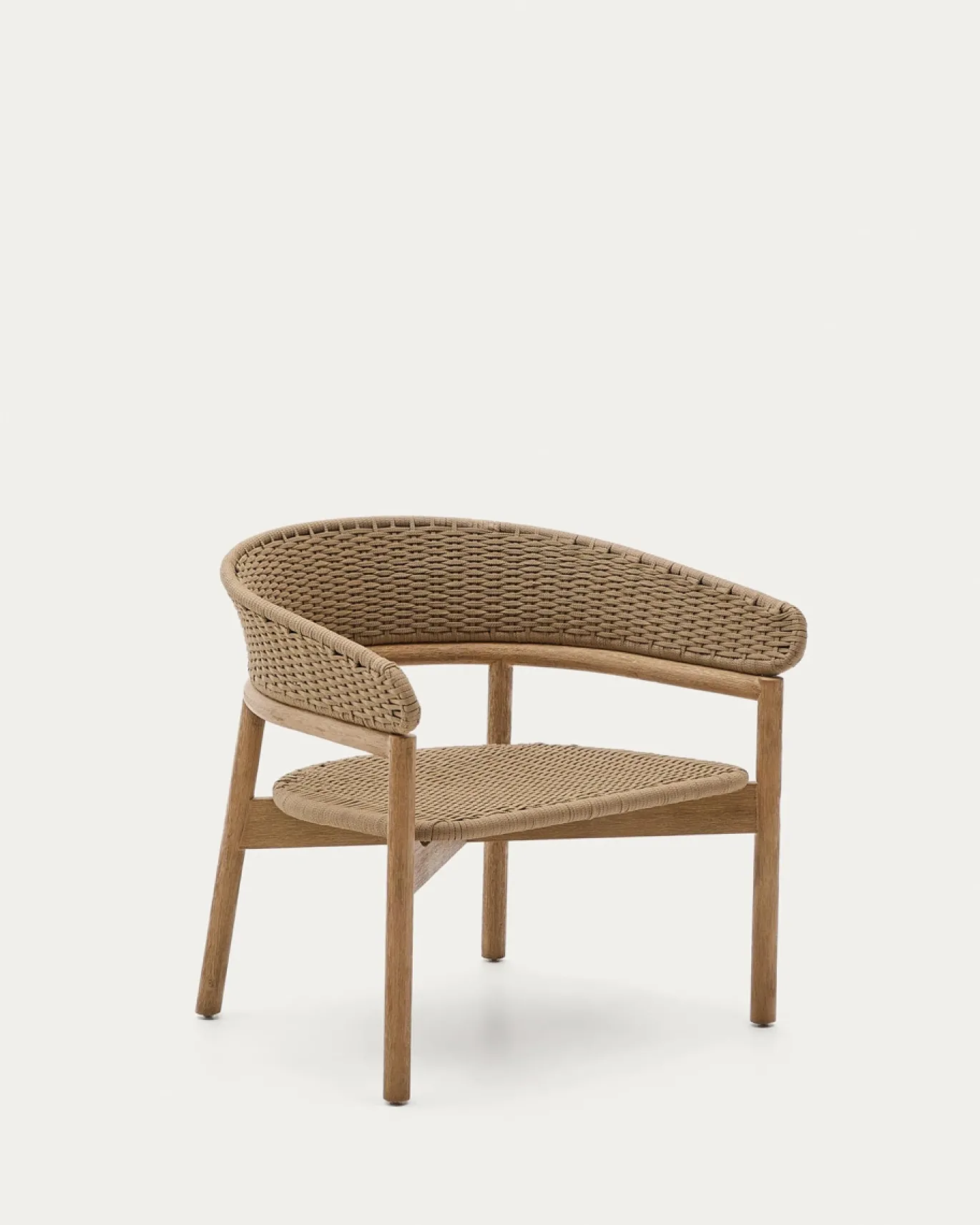 Kave Home Fauteuil Arinella Acaciahout Naturel