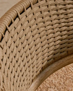 Kave Home Fauteuil Arinella Acaciahout Naturel