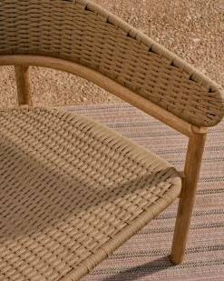 Kave Home Fauteuil Arinella Acaciahout Naturel