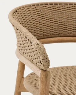 Kave Home Fauteuil Arinella Acaciahout Naturel