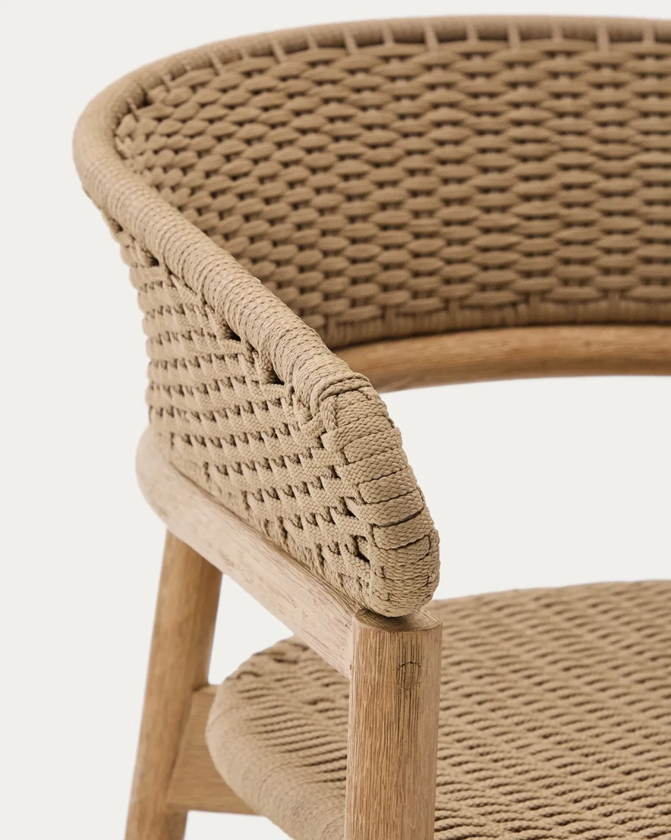 Kave Home Fauteuil Arinella Acaciahout Naturel